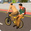 Virtual Grandpa: School Kids Bicycle Transport Fun