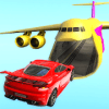 Car Stunts Battle Into Cargo Plane : Kids Games