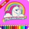 Little Pony Unicorn Coloring Book