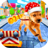 Pet Run – Run Puppy Run With Santa Clause