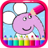 Coloring Pepa Book Cartoon Art - Painting Game