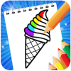 Ice Cream Coloring Game