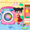 Mom Baby Clothes Washing Laundry