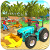 Real Tractor Driving And Tractor Farming