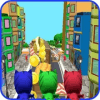 Subway Three super heroes runner