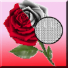 Roses Coloring By Number Pixel Art