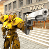 Grand Robot Bank Robbery Money Heist New York