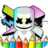 Marshmello Coloring Pages加速器