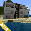 Modern House - creative map for mcpe