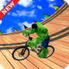 Superhero Well Of Death Top Bicycle Rider 2019