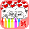 Valentine 2019 cartoon love