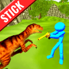 Stickman Dinosaur Hunter