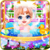 Baby Bath Care - Baby Caring Bath And Dress Up
