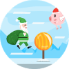 Runner 2D New Year Pig 2019