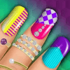 Girly Nail Salon: Mani Pedi & Nail Art Designs