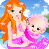 Mermaids Princess Newborn Baby