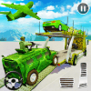 Army Car Transporter 2019 Airplane Pilot Games