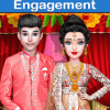 Indian Royal Engagement Rituals & MakeoverDressup