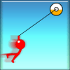 Stickman Star Hook Bounce and Jump Swing Game