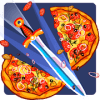 Food Cut  knife throwing game