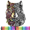 Wolf Coloring Art Game加速器