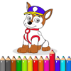 Paint paw Kids vs Coloring Patrols book