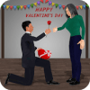 Virtual Valentines Day Newlywed Couple 2019