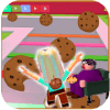 Crazy Cookie vs Grandma Escape Doll Swirl Obby