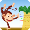 Dropping Tumblin Monkeys Falling 3D Sticks Up