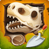 Dig up dinosaur bones Fossil digging games