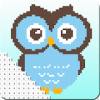 Owl Coloring By Number Pixel Art