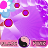 Black Pink Supertiles Piano Tiles