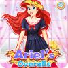 Princess Ariele Overalls Dress up games for girl