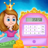 Pink Princess Cash Register Cashier Girl Games
