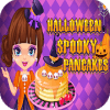 Halloween spooky pancakes