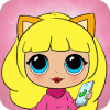 Coloring book dolls Foxy Doll