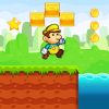 Super Boy Jungle Adventure World Golden Platform