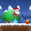 Endless santa run on chrismas