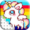 Coloring Unicorn Pixel Art  Coloring Book加速器