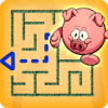 Piggy Maze Runner Kids educational puzzle