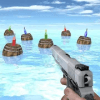 Bottle shoot 3d  shooting challenge