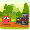 Red Pink Ball Bouncing Ball Jungle 4
