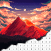 Landscape Coloring Book Color By Number