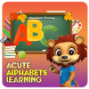 Acute Abc tracing workbookkids alphabet worksheet