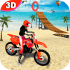 Moto beach bike game