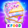 Rainbow Unicorn Ice Cream Sandwich  Cooking Games