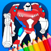 Robots Coloring Pages with Animated Effects加速器