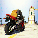 大坡道特技摩托车加速器