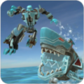 鲨鱼机器人英雄3D