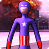 Captain Stickman Rope Hero